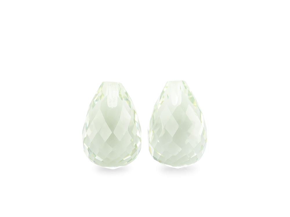 [QMLB1208] Mint Quartz 12x8mm Briolette