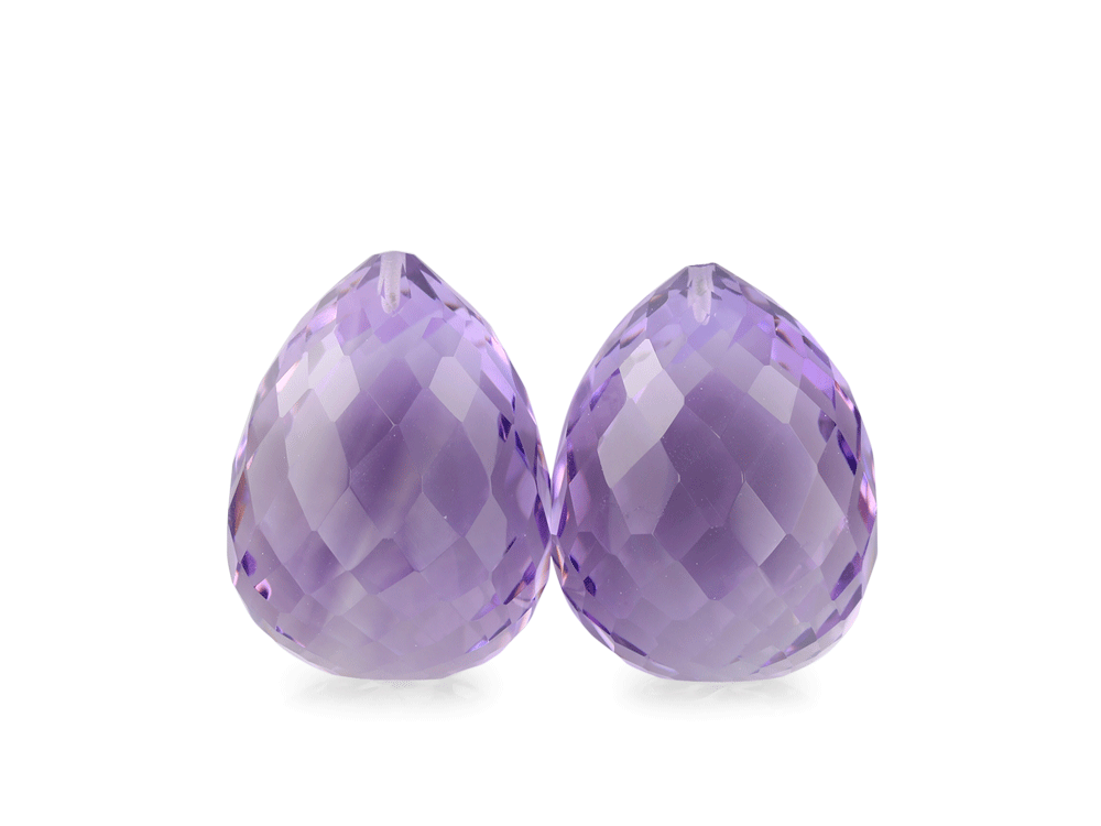 [QADL1612M] Amethyst Medium 16x12mm Briolette 