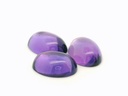 Synthetic/Lab Grown Sapphire 16x12mm Oval Cabochon German Cut Purple