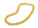 Amber Yellow 10mm Round Strand