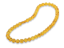 Amber Yellow 10mm Round Strand