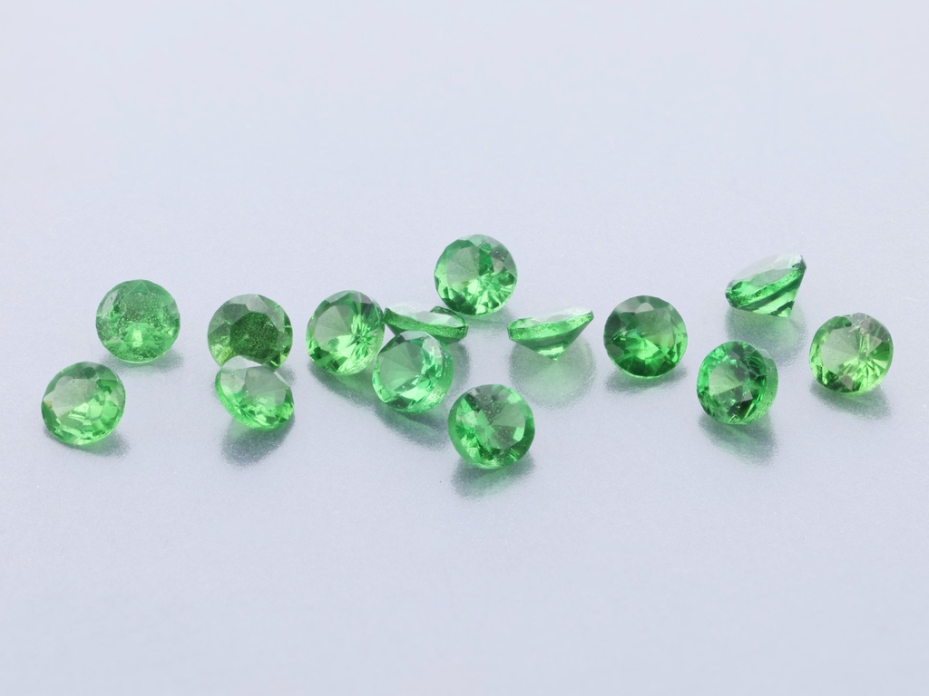 Tsavorite Garnet 1.75mm Round Dark Green