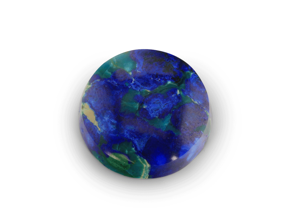 [ORNX3279] Azurite & Malachite 18.75mm Round