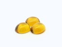 Synthetic/Lab Grown Sapphire 12x10mm Oval Cabochon German Cut Yellow