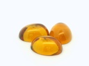 Synthetic/Lab Grown Sapphire 16x12mm Oval Cabochon German Cut Yellow