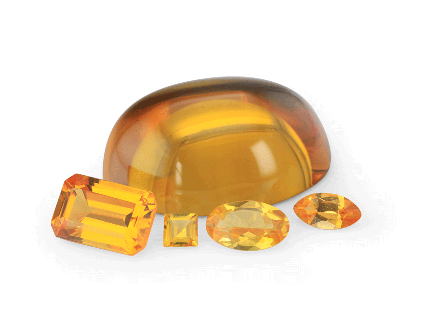 Synthetic/Lab Grown Sapphire 12x10mm Oval Buff Top German Cut Yellow