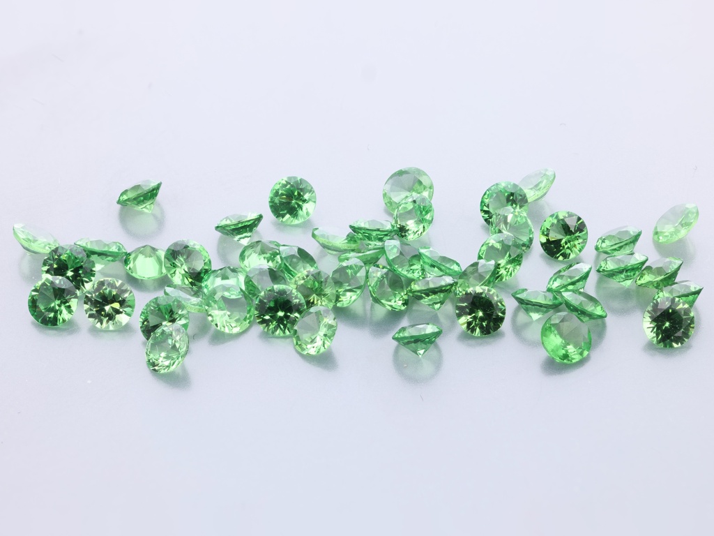 Tsavorite Garnet 3.00mm Round Mid Green