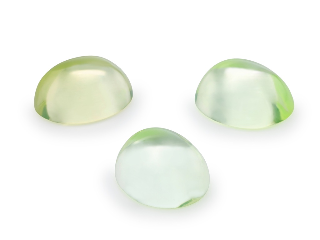 [MGVC1210L] Synthetic Spinel 12x10mm Oval Cabochon Light Green