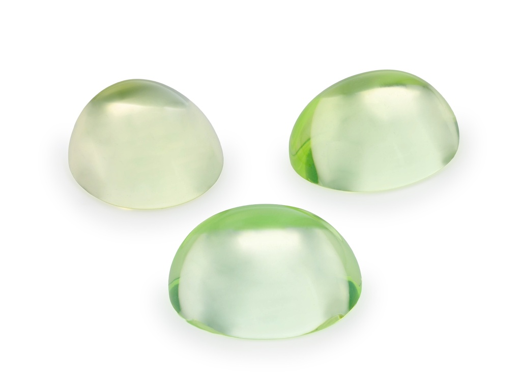 [MGVC1412L] Synthetic Spinel 14x12mm Oval Cabochon Light Green