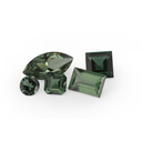 Synthetic Spinel 10x8mm Oval Buff Top Green