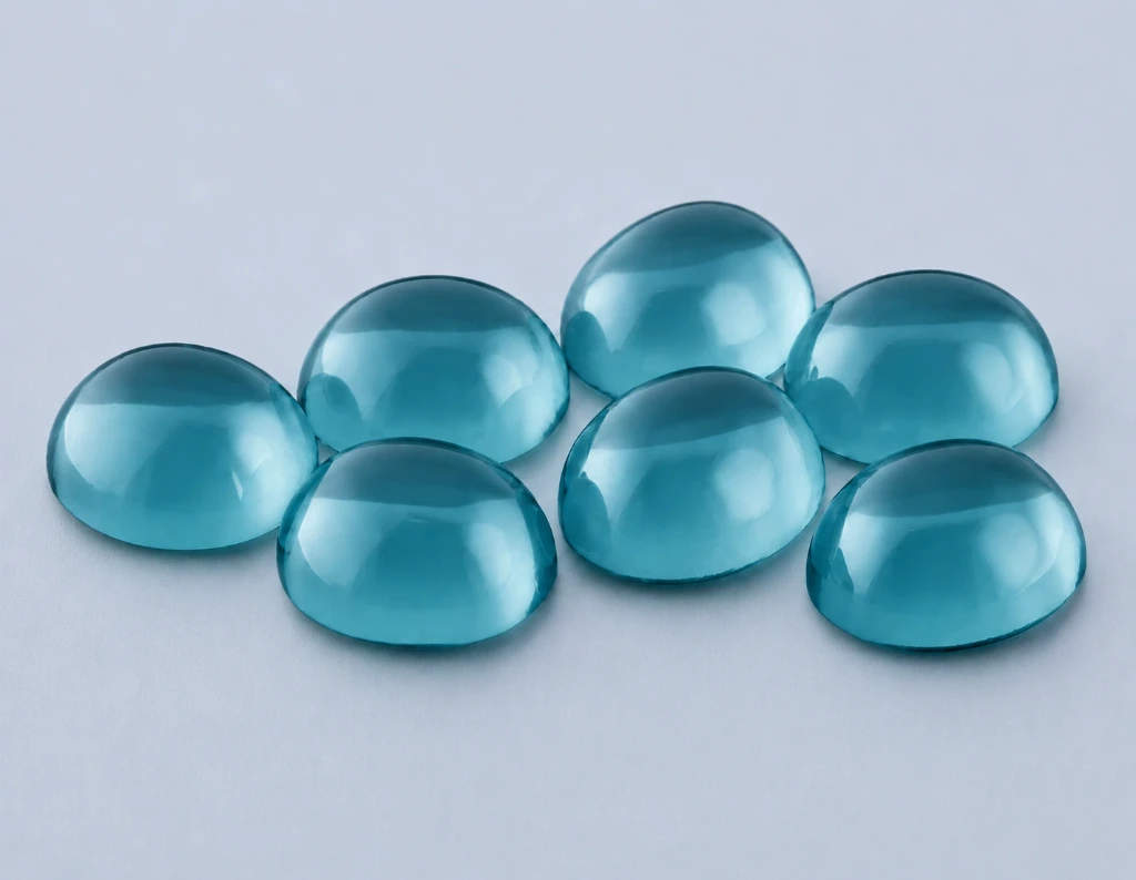 Synthetic/Lab Grown Spinel 14x12mm Oval Cabochon Blue