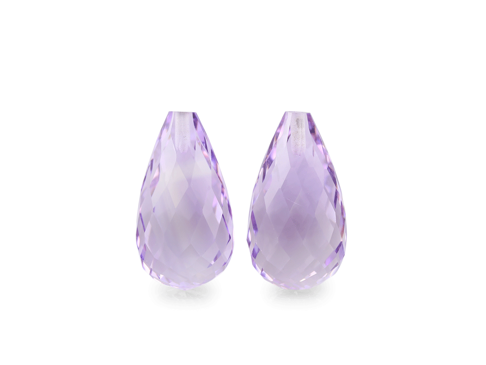 [QADL1508F] Amethyst Light 15x8mm Briolette