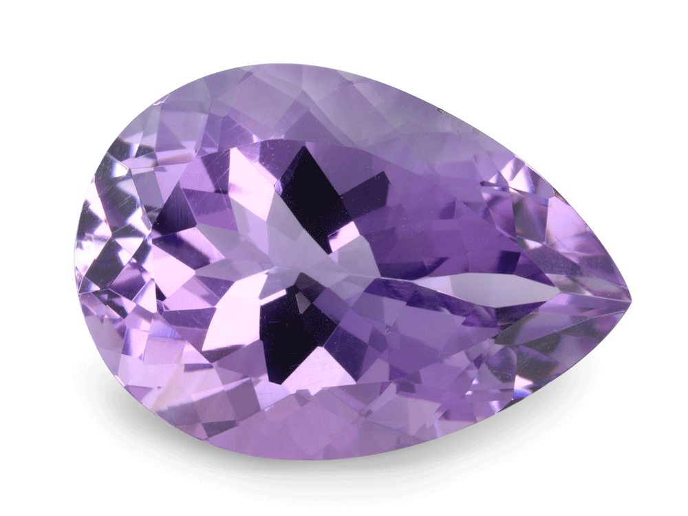 Amethyst 20x14mm Pear Shape Light