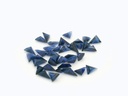 Synthetic/Lab Grown Sapphire 4x3mm Triangle Blue