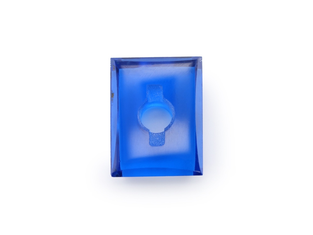 Synthetic/Lab Grown Spinel 8x6mm Baguette Hole & Slot Cobalt Blue