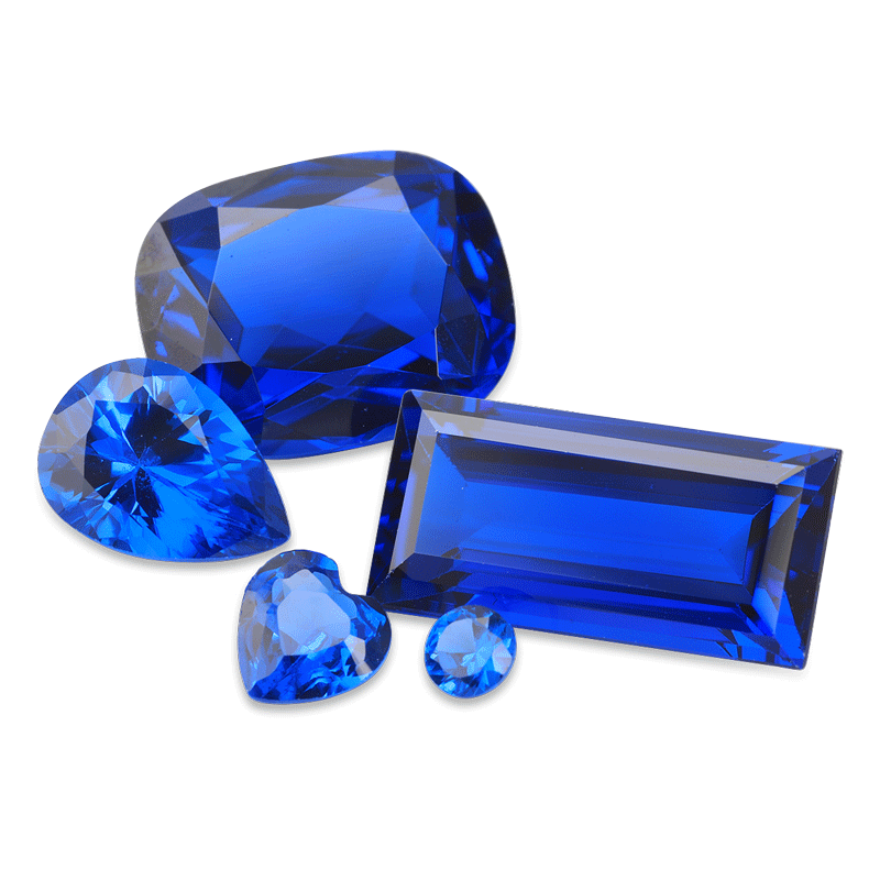 [MBPB0805C] Synthetic/Lab Grown Spinel 8x5mm Pear Shape Cobalt Blue