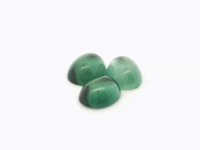 [MGVC0907D] Synthetic Spinel 9x7mm Oval Cabochon Green