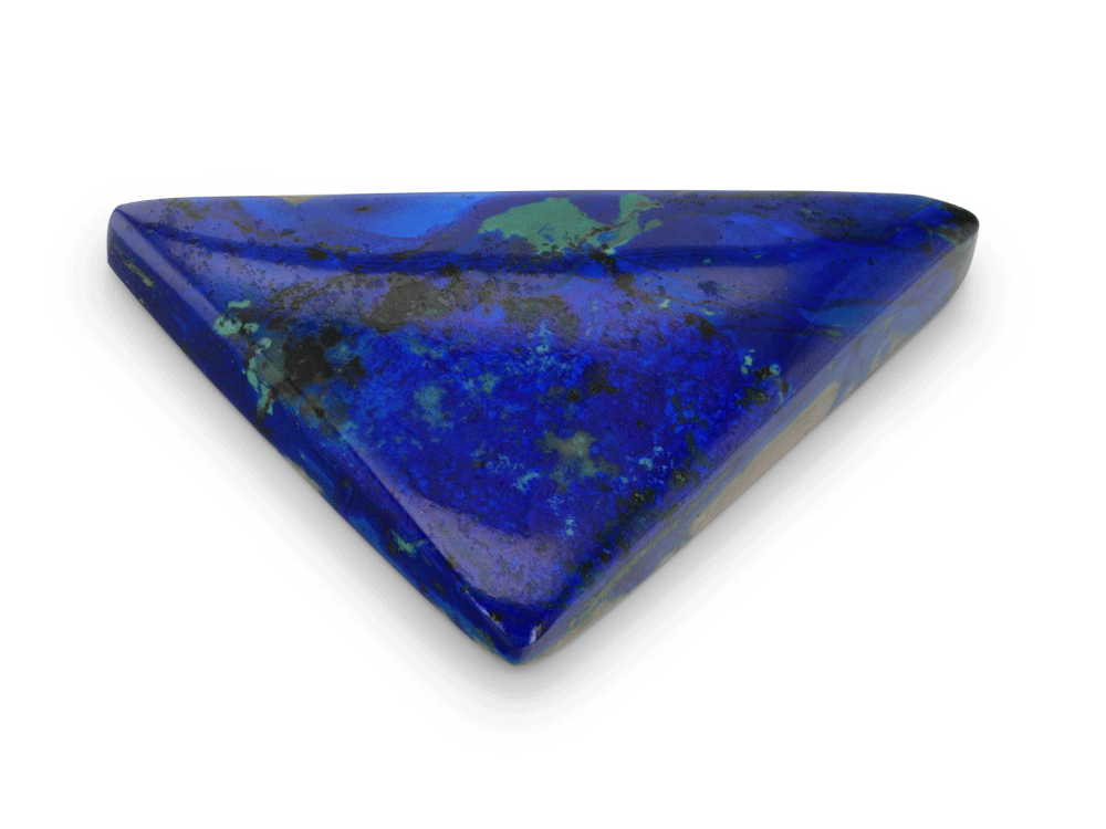 Azurite Malachite 23x21mm Triangle 15.48cts