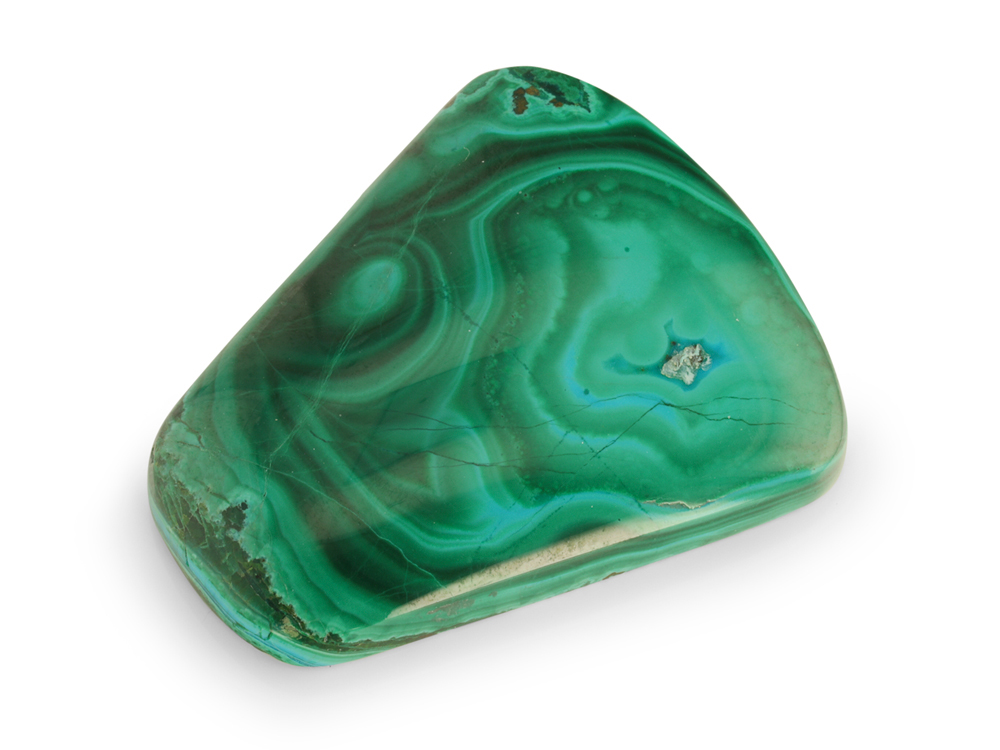 [ORNX3147] Ray Chrysocolla 28.5x24mm Trapezoid 