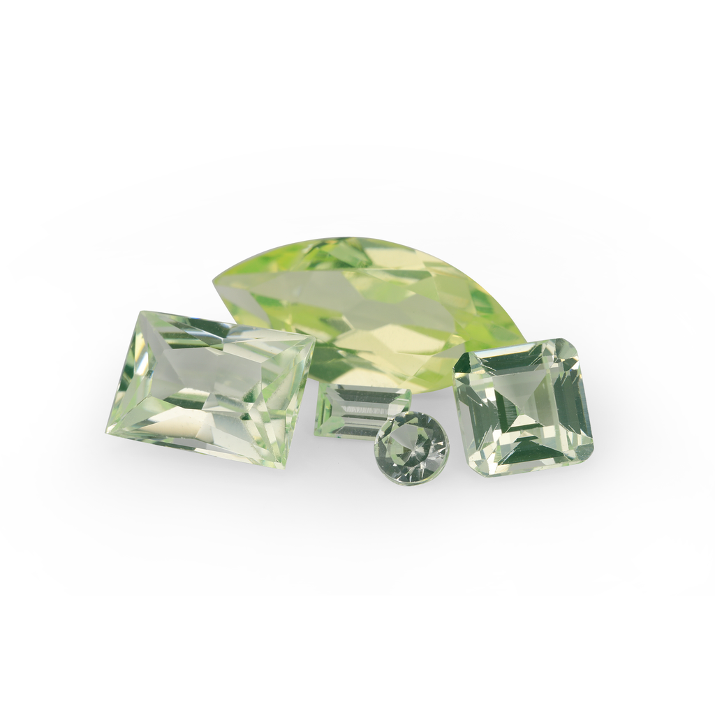 [MGBN1210L] Synthetic Spinel 12x10mm Radiant Baguette Light Green