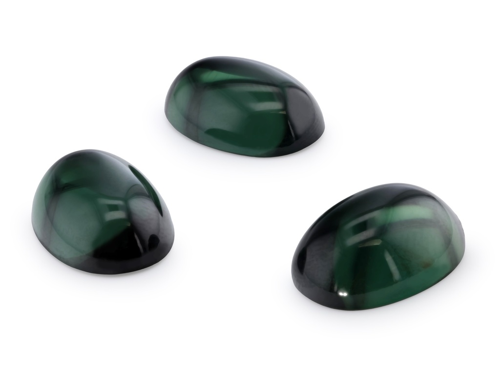 [MGVC1410D] Synthetic Spinel 14x10mm Oval Cabochon Green