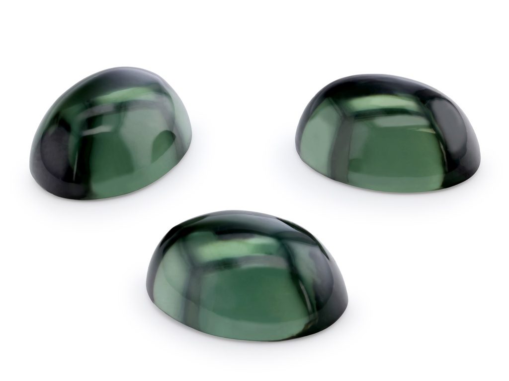 [MGVC1612D] Synthetic Spinel 16x12mm Oval Cabochon Green