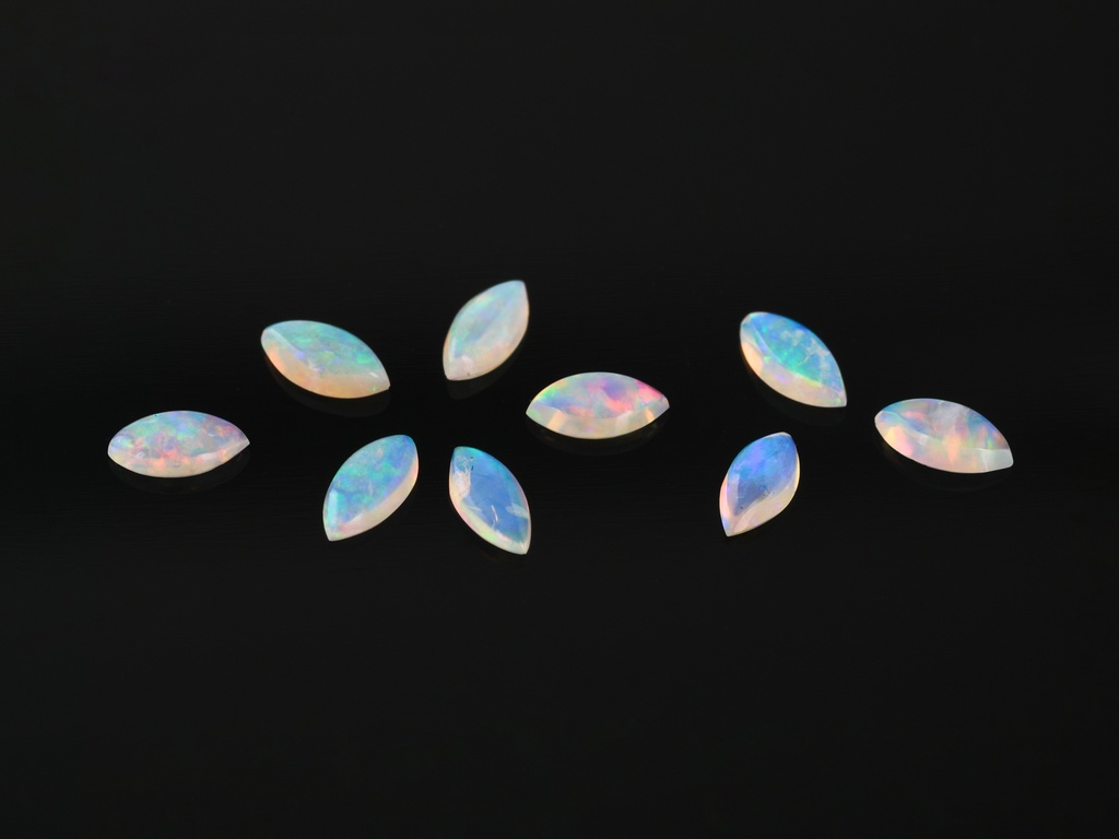 [NWMC0805P1] Solid Light Opal 7.5-8.5mm Marquise