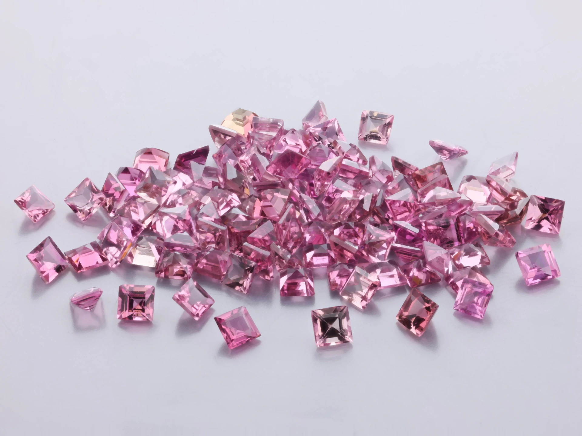 Pink Tourmaline 2.50mm Carre Cut