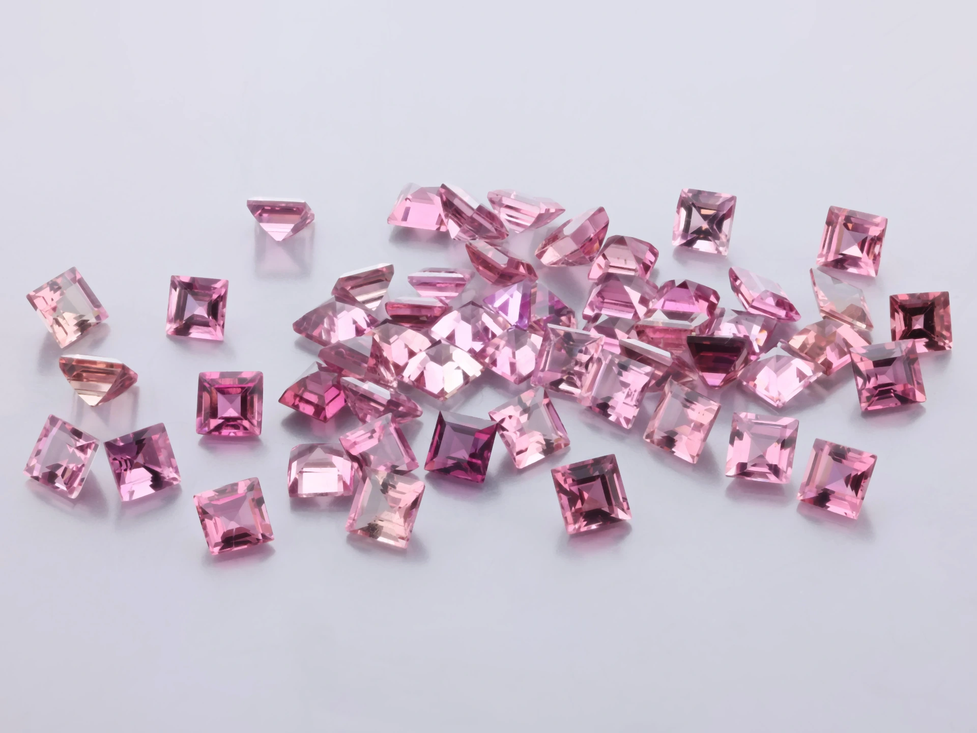 Pink Tourmaline 2.75mm Carre Cut