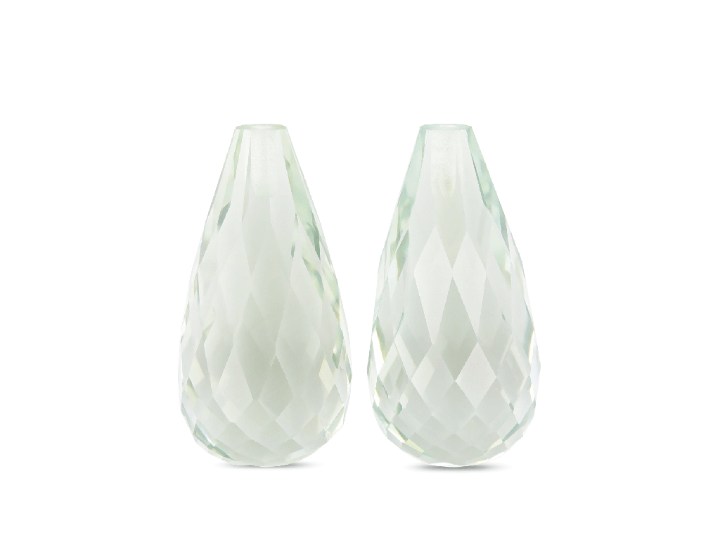 [QMLB2010] Mint Quartz 20x10mm Briolette