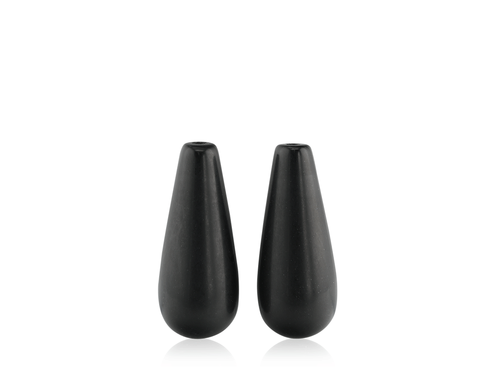 [XBRIM-2008] Onyx Drop Matte 20x8mm Pair 