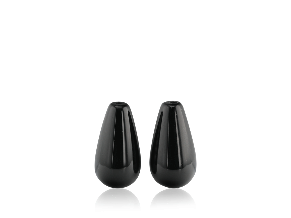 [XBRIP-1508] Premium Onyx Drop Polished 15x8mm Pair