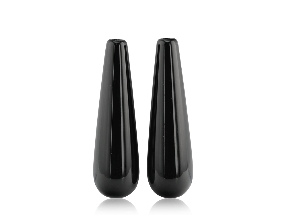 [XBRIP-2808] Onyx Drop Polished 28x8mm Pair 