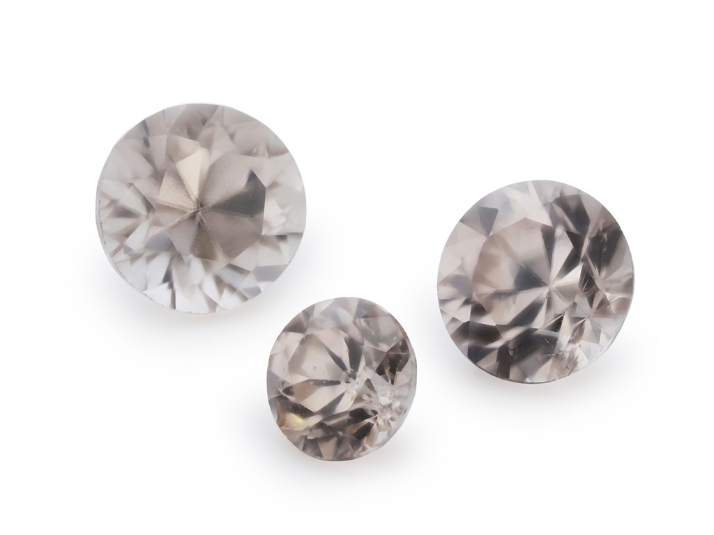 Rubyvale Zircon Mixed Round Set of 3
