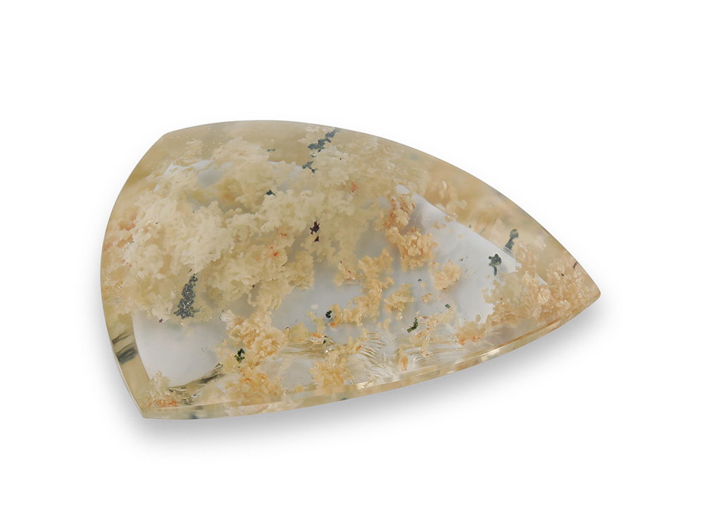 [QZX3477] Garden Quartz 32x22mm Triangle Free Form