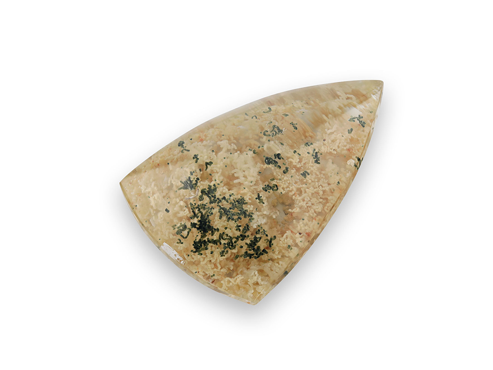 [QZX3503] Garden Quartz 27.5x17.5mm Triangle Free Form