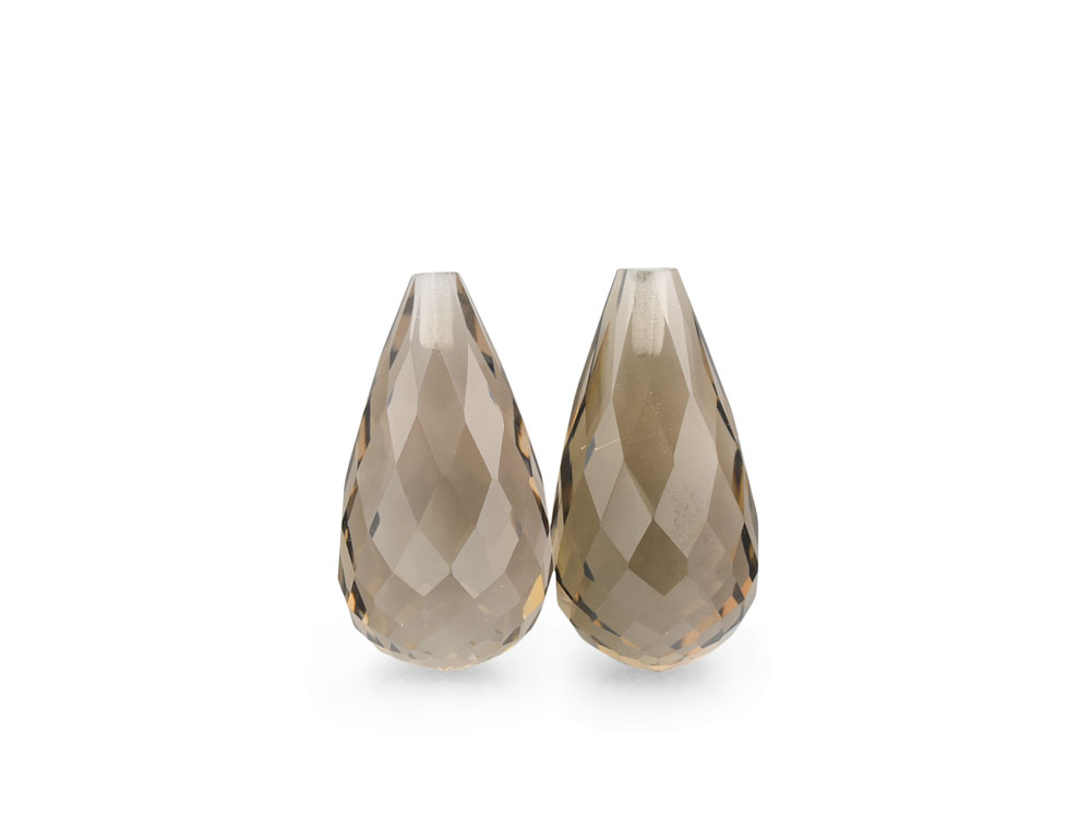 [QSDL1508] Smoky Quartz 15x8mm Briolette