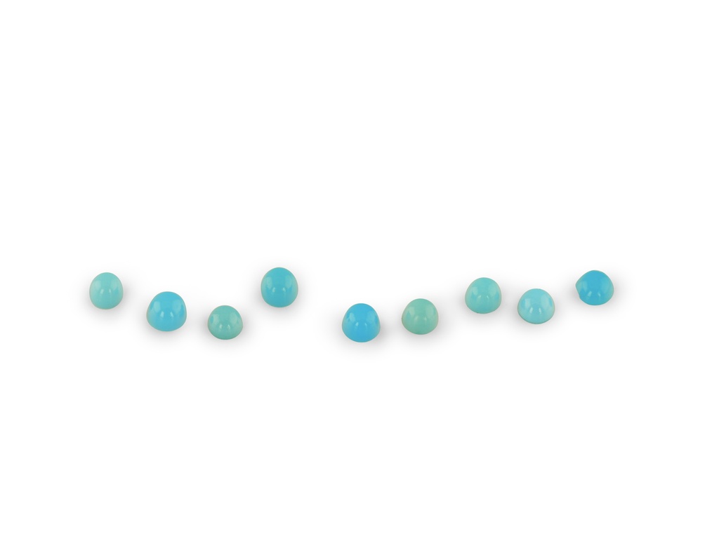 [TQBCR-0125] Turquoise Sleeping Beauty 1.25mm Round Cabochon