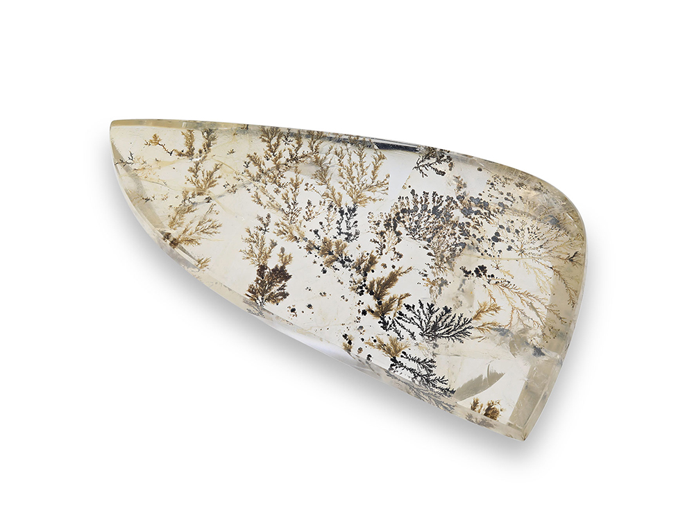 Dendritic Quartz 30x16mm Triangle Free Form