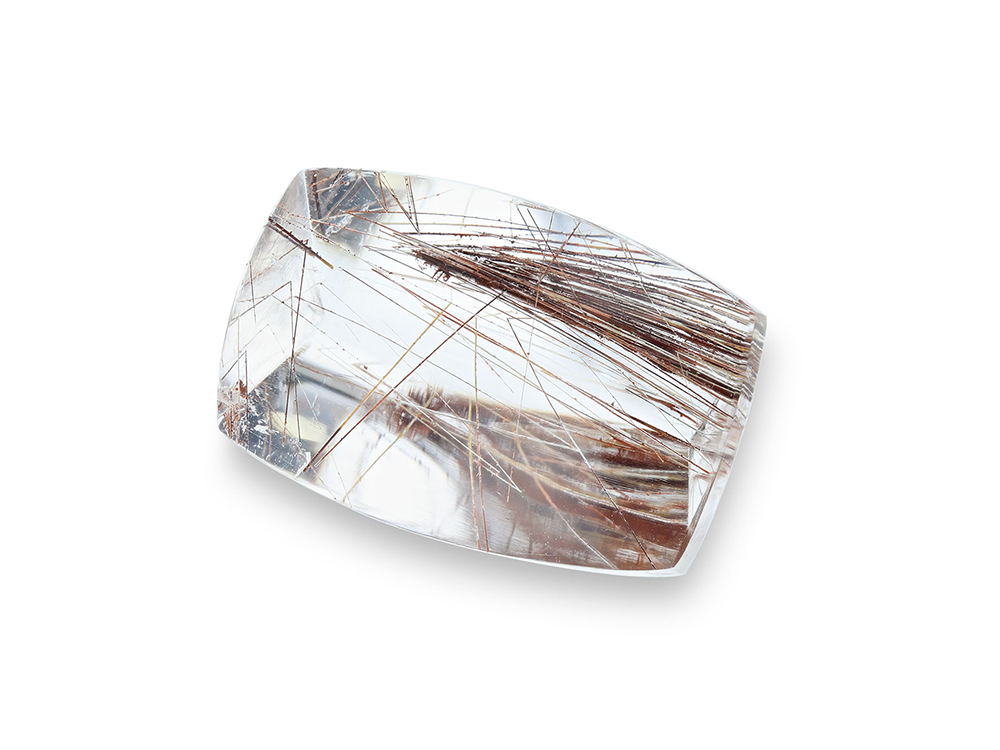 [QZX3624] Quartz with Red Rutile 20.5x13mm Barrel
