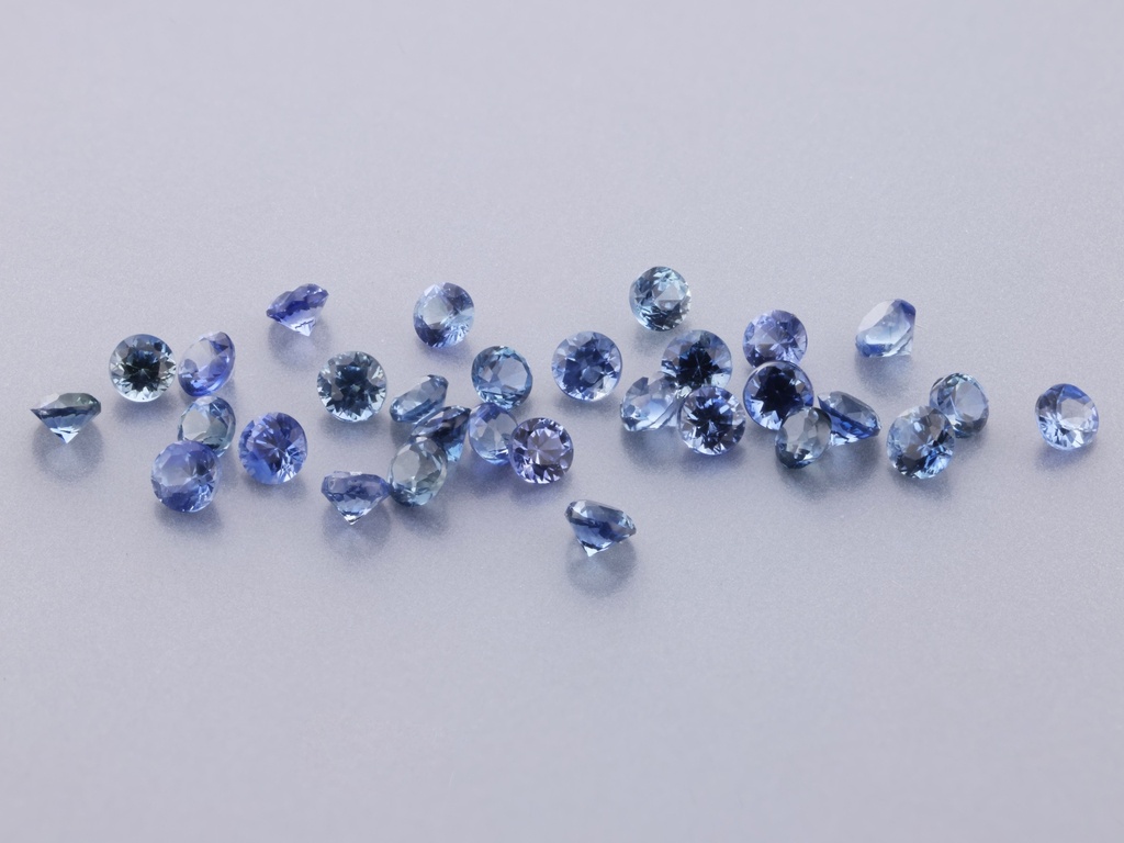 Beryllium Treated Sapphire 1.50mm Round Blue