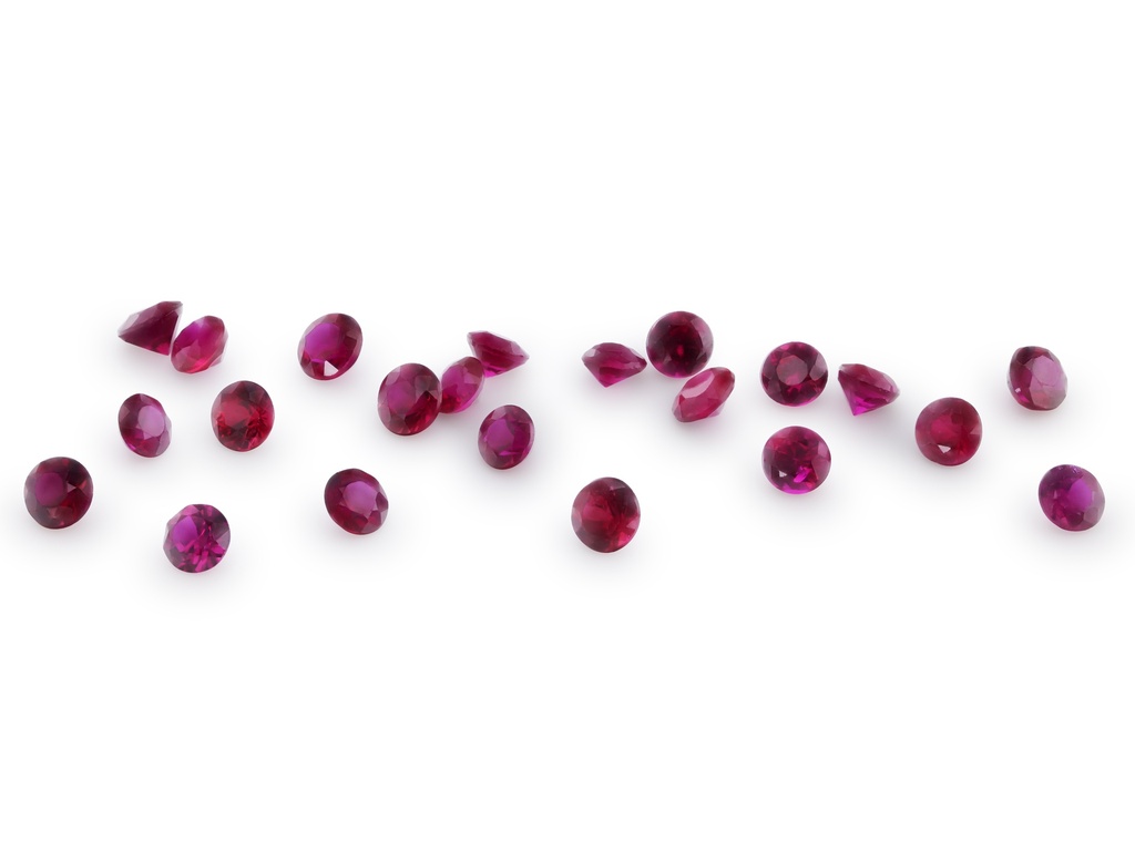 [RRRB0175A] Ruby 1.75mm Round Red