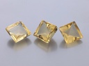 Citrine 6.00mm Square Buff Top