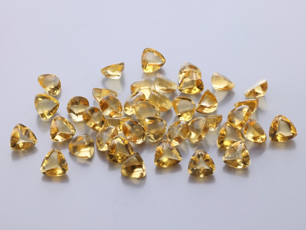 Citrine 4.00mm Trilliant Cabochon