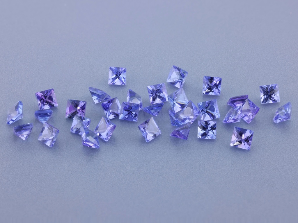 Tanzanite 2.50mm Princess Cut