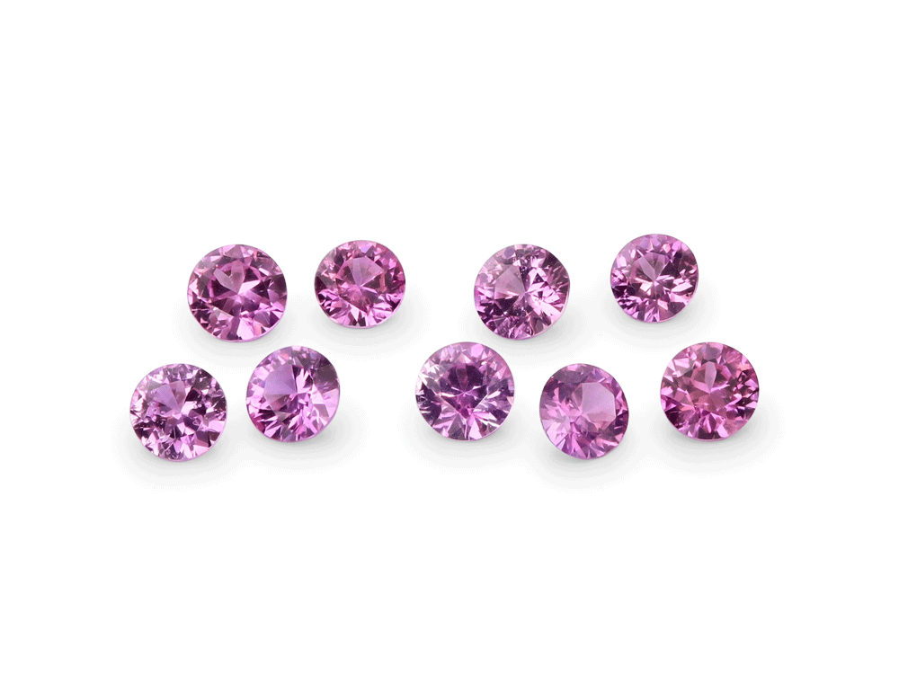 [SPRB0175] Pink Sapphire 1.75mm Round Light