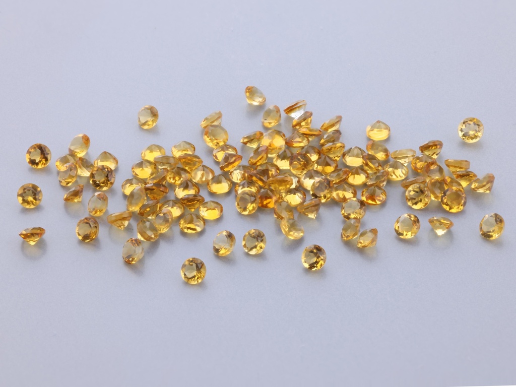 Citrine 2.25mm Round