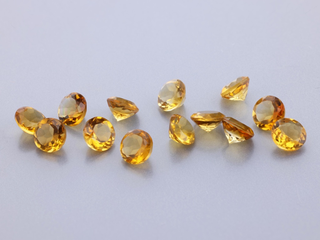 Citrine 4.00mm Round