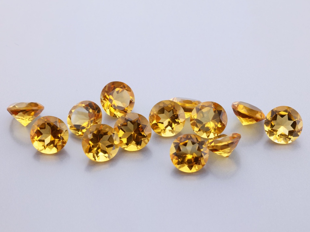 Citrine 6.00mm Round