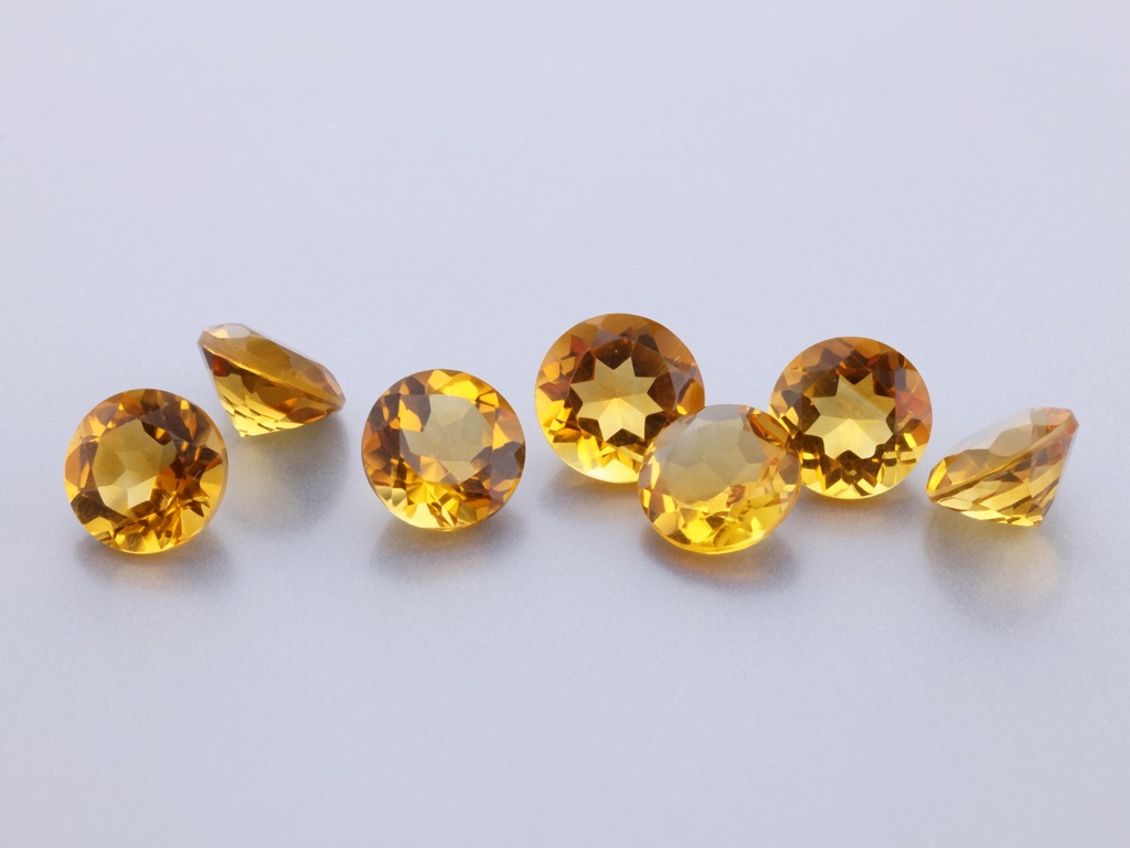 Citrine 6.50mm Round